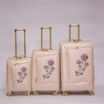 leather travel luggage sets