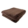 Zig Zag wave pattern Design jacquard flannel fleece blanket throw