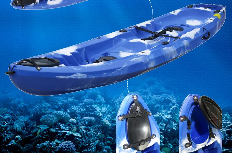 Liker Kayak Plastic Sit On Top Kajak Double Fishing Kayak With Ce Buy