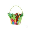 Handicraft Eco Friendly Rabbit Felt Easter Basket