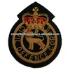 Blazer Badges, Embroidered Bullion Crest Handcrafted Gold And Silver Wire Patches for sports clubs, school, masonic, civil defen