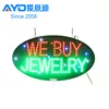 Aliexpress Outdoor Advertising Custom Blink We Buy Jewelry Open Display LED Price Sign for Advertising