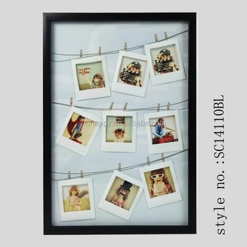 Hanging Gallery On Line Paper Photo Frames Wooden Clip Hanging Gallery On Line Paper Photo Frames Wooden Clip