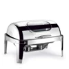 Rectangle stainless steel food warmer chaffing dish stove/ restaurant thermal buffet chafing dish food warmer