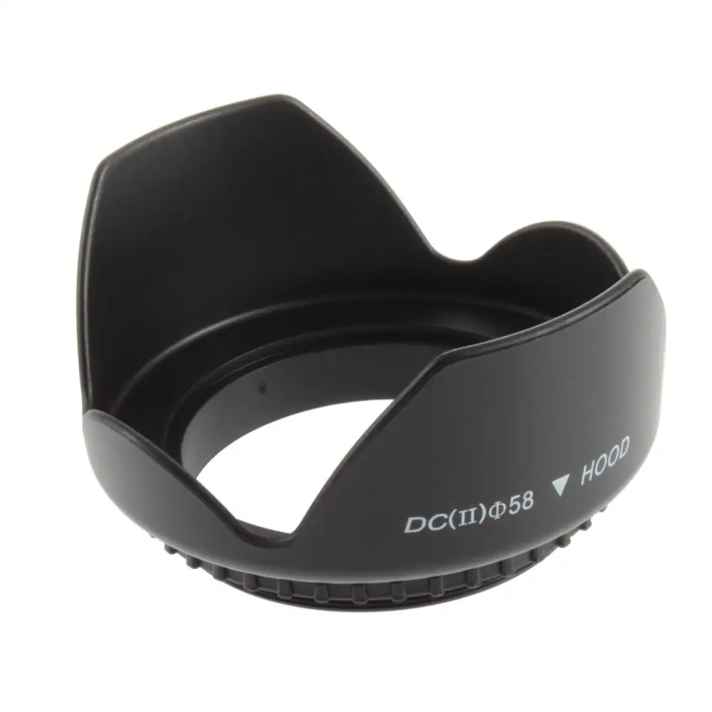 58mm Lens Hood Screw Mount Flower Shape for Canon HOOD Lens Camera High Quality