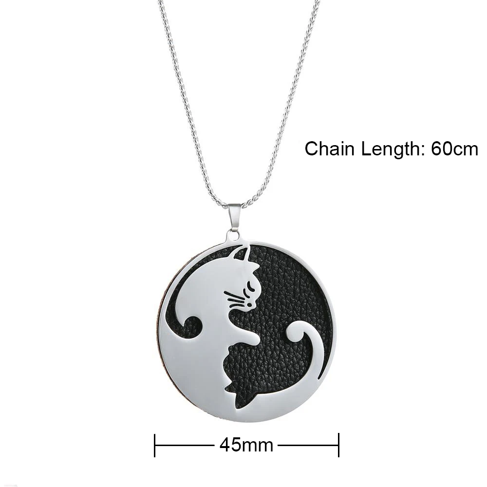 Fashion Necklace 2019 Hollow out Custom Necklace Colorful Interchangeable Leather Stainless Steel Necklace Women