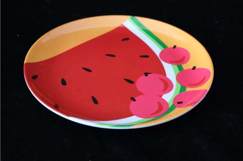 kid's 100%melamine fruit plate