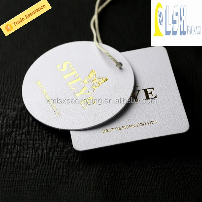 jeans paper tag design