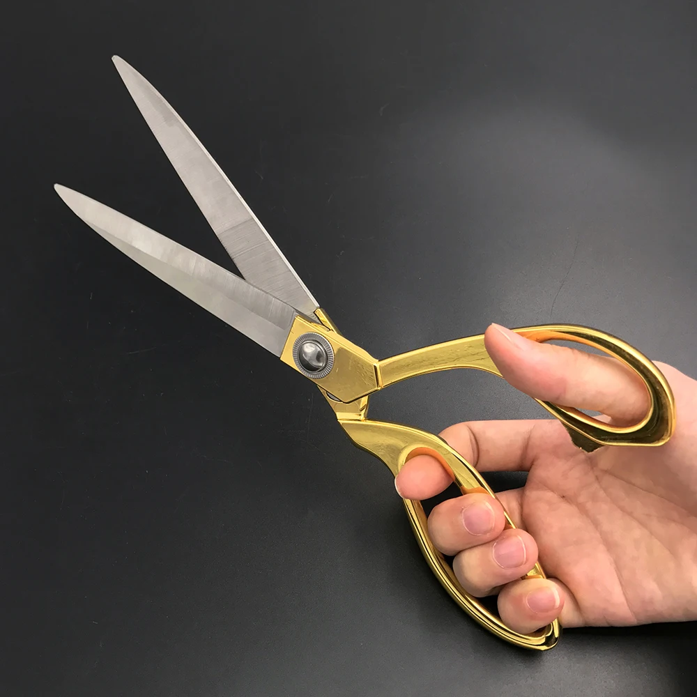 Stainless Steel Heavy Duty Left Handed Sewing Scissors Professional