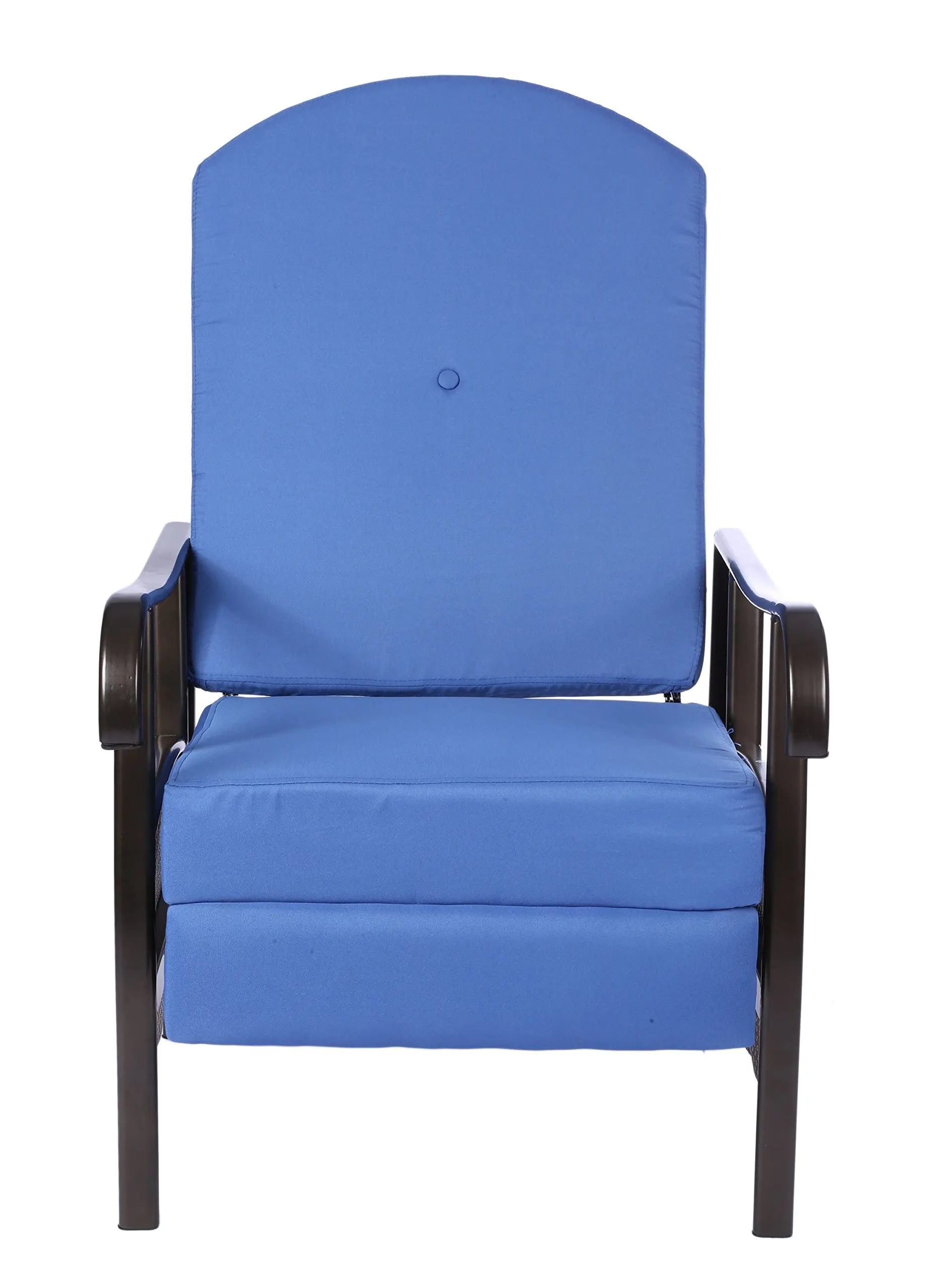 Buy Outsunny Indoor/Outdoor Garden Wicker Adjustable Recliner Chair