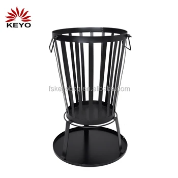 Garden Fire Basket Patio Fire Pit Heater Log Wood Charcoal Burner