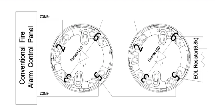 AW-CSD311-A Conventional Zigbee Smoke Detector