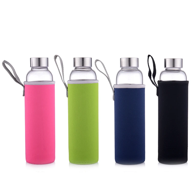 borosilicate glass water bottle
