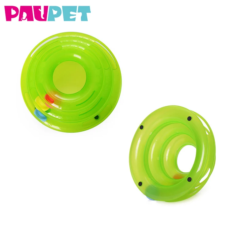 Cat Tracks Cat Toy - Fun Levels of Interactive Play - Circle Track with Moving Balls Satisfies  Hunting
