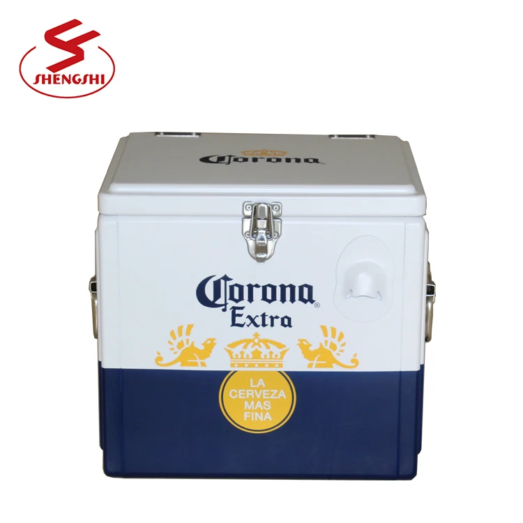 20l Retro Metal Corona Outdoor Beer Cooler Box - Buy Corona Ice Chest ...