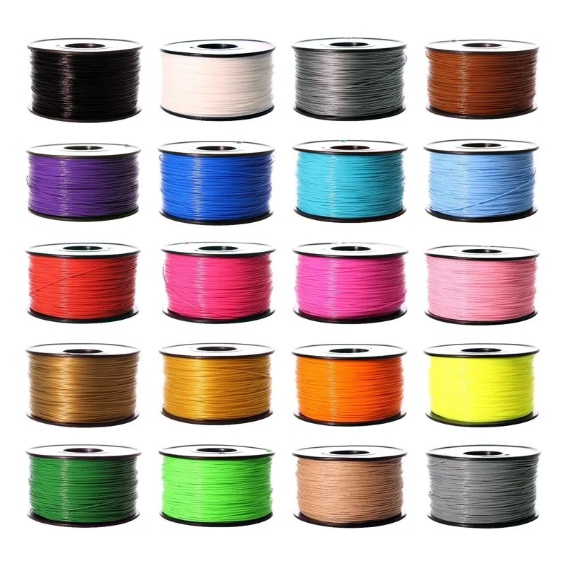 Different Color 1.75mm/3mm 1 Kg Filament Pla For 3d Printer - Buy 1 ...