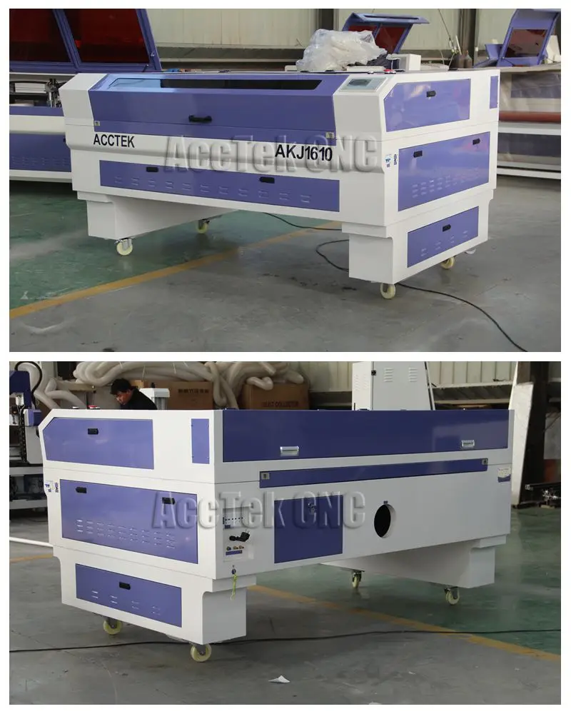 akj1610 co2 laser cutting and engraving machine