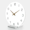 EMITDOOG Popular Table Clock Wood Double Use Digital Creative Silent Round Home Decorative Wall Clocks for Sale