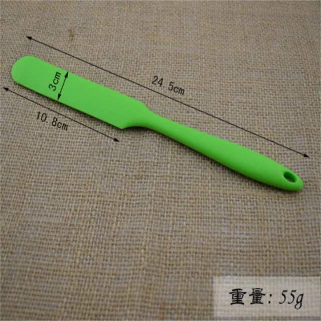 Bpa Free Food Grade Standard Onepiece Long Handle Silicone Dough Kitchen Spatula Buy Silicone