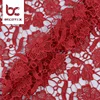 Good price fashion design ethnic red rose embroidered fabric