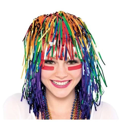 colorful party wigs