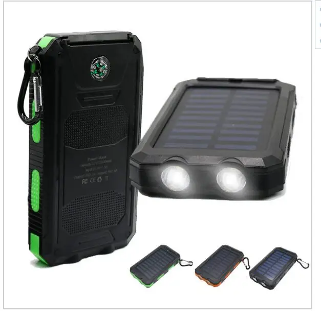 2018 Largecapacity Solar Power Bank For Outdoor Survival With Bring