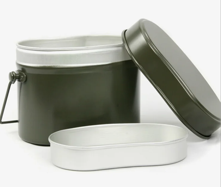 Sunncamp Mess Set 2 Camping Cooking Mess Tins with Handles 