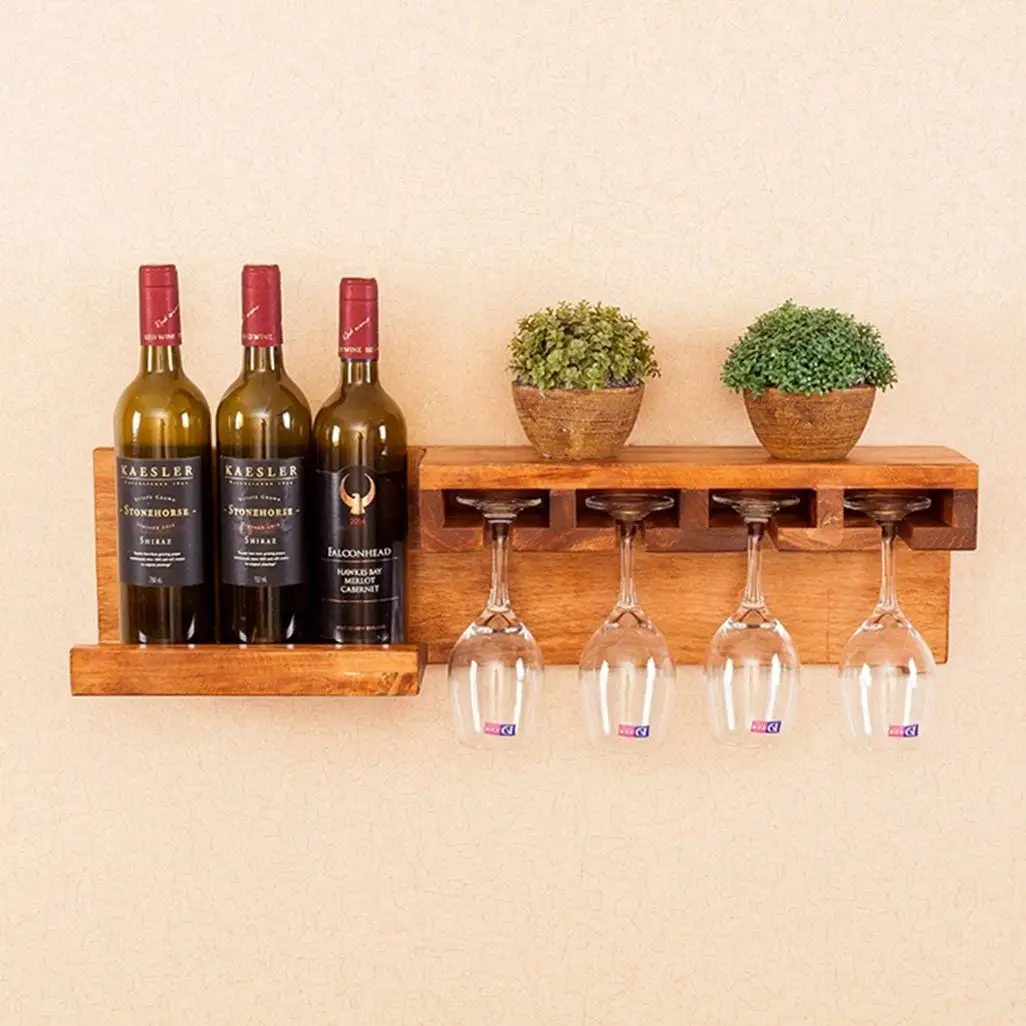Floating Wine Shelf Find Deals On Line At Get Quotations Wine Shelf Wall Mount Pine Wood Unit Floating Shelves 3 Bottle Gl Rack