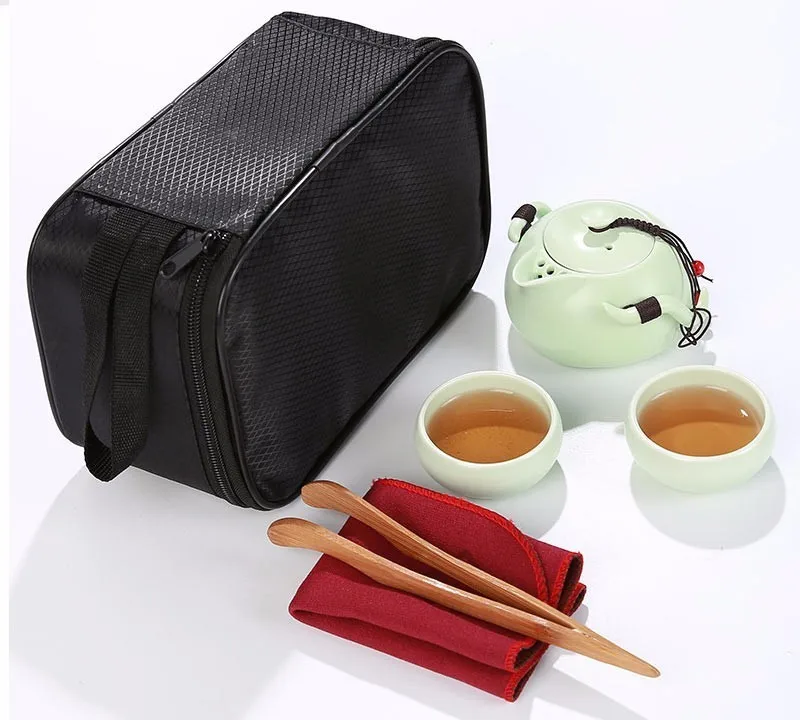 Chinese Travel Kung Fu Portable Tea Set Ceramic