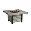 Garden Furniture Plywood Top Rattan Fireplace Aluminum Fire Pit Outdoor