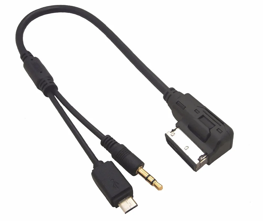 Mdi Ami Mmi Interface 3 5mm Jack Aux Micro Usb Cable For
