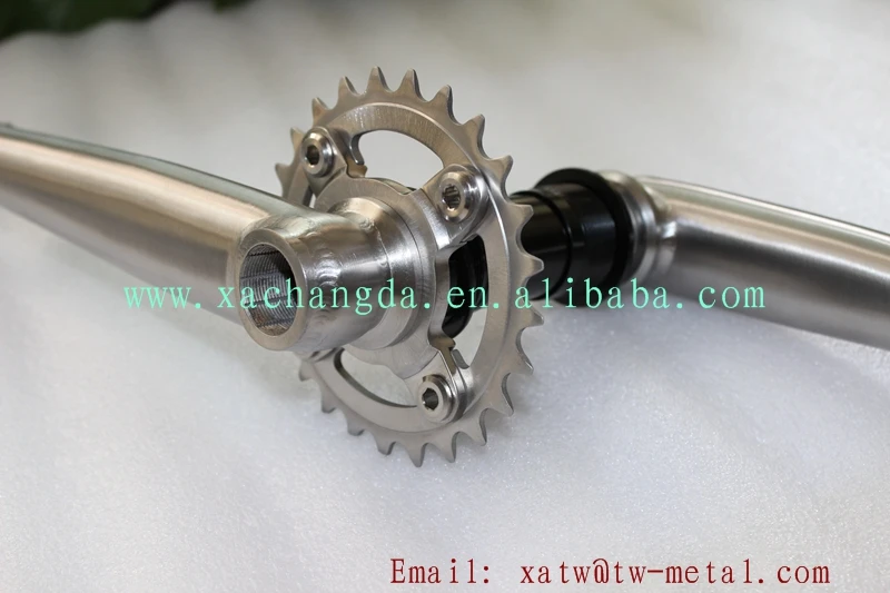 titanium bmx cranks