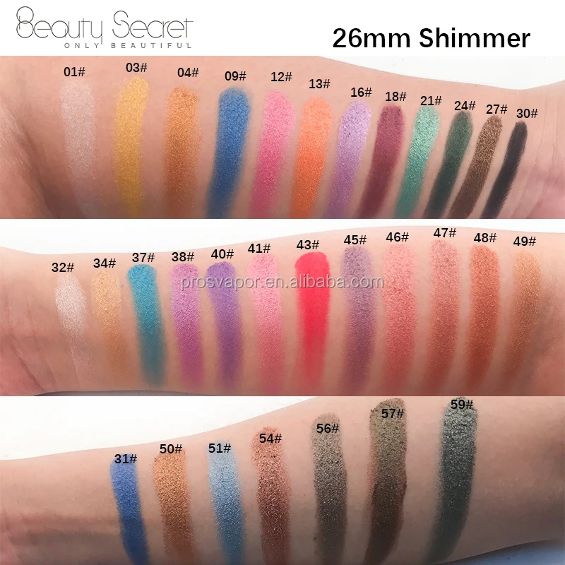 Long Lasting Cosmetics Makeup Palettes Vendor Pigmented Eyeshadow