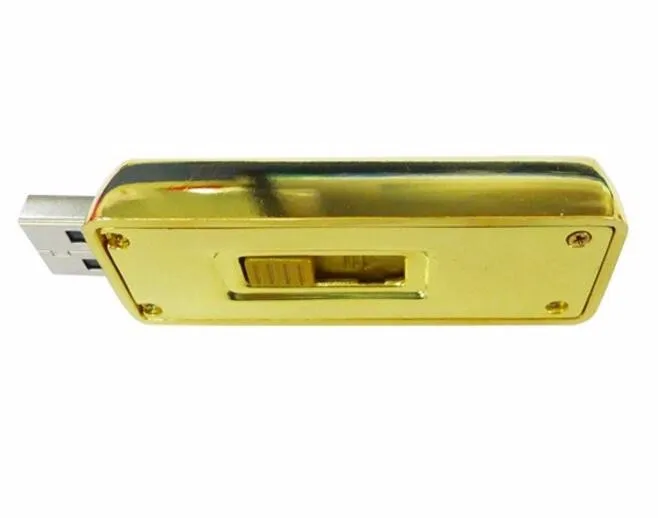Free sample gold bar usb flash drive customized logo - ANKUX.COM