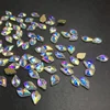 Wholesale C&Y New Style Maple Shape Non Hotfix Gold Foiled Back AB Rhinestone For Garment
