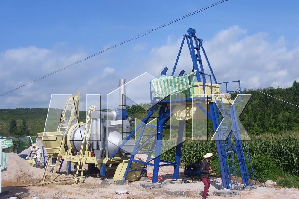 New design 40t/h portable aspalt mixing plant on sale