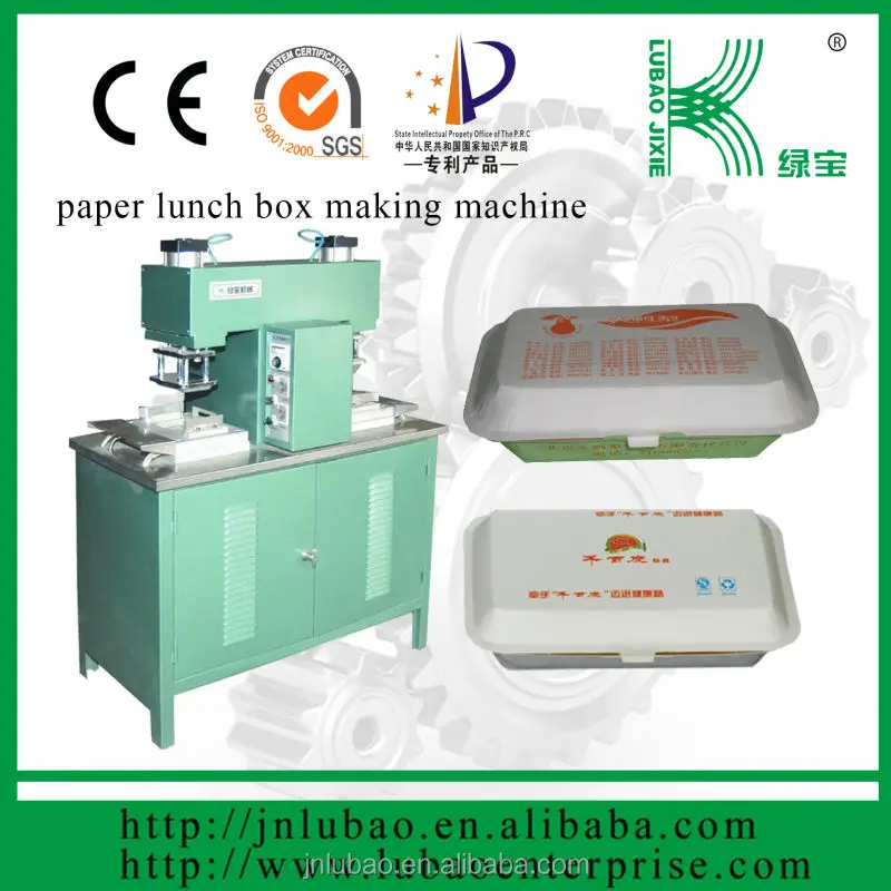 Semi Auto Paper Folding Lunch Box Forming Machine Buy Lunch Box