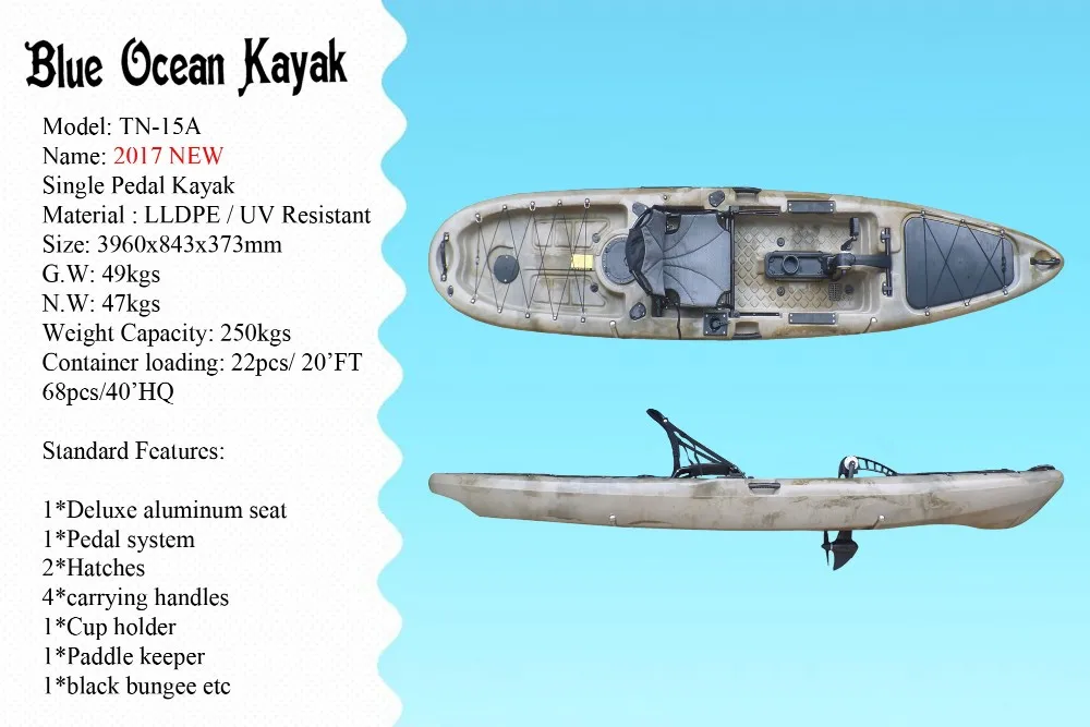 10 Foot Powered Pedal Kayak From Blue Ocean Kayak Buy Pedal Kayak