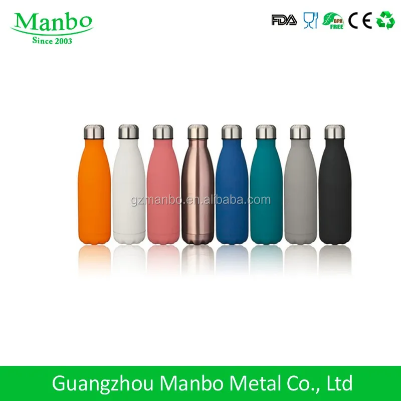 Food Grade Stainless Steel Insulated Vacuum Custom Water Bottles No Minimum Buy Custom Water