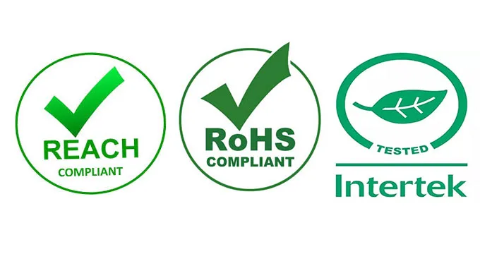 (reach 168, rohs, intertek, etc. as your request)