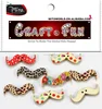 MTCR-WDC067 mustache shape wood button