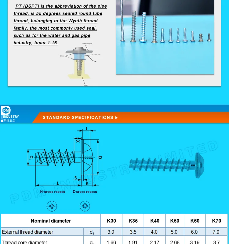 Stainless Steel Thread Forming Screw For Plastic Buy Thread Forming