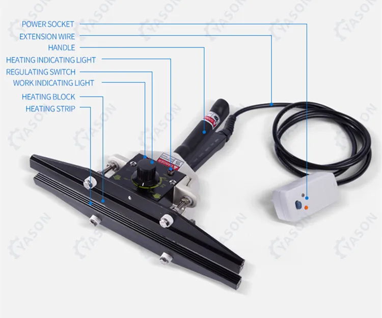 Fkr400 Manual Plastic Film Sealing Machine Buy Manual Film Sealer,Manual Plastic Bag Sealer