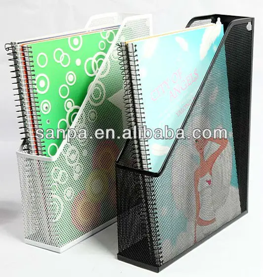 Metal Mesh Vertical Desktop File Box Magazine Holder Buy Metal