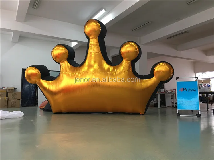 Orange Inflatable King Crown On Rooftop Advertising Buy Inflatables