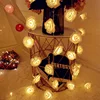 Romantic Valentine Decoration Color Lantern LED Rose Flower Light String