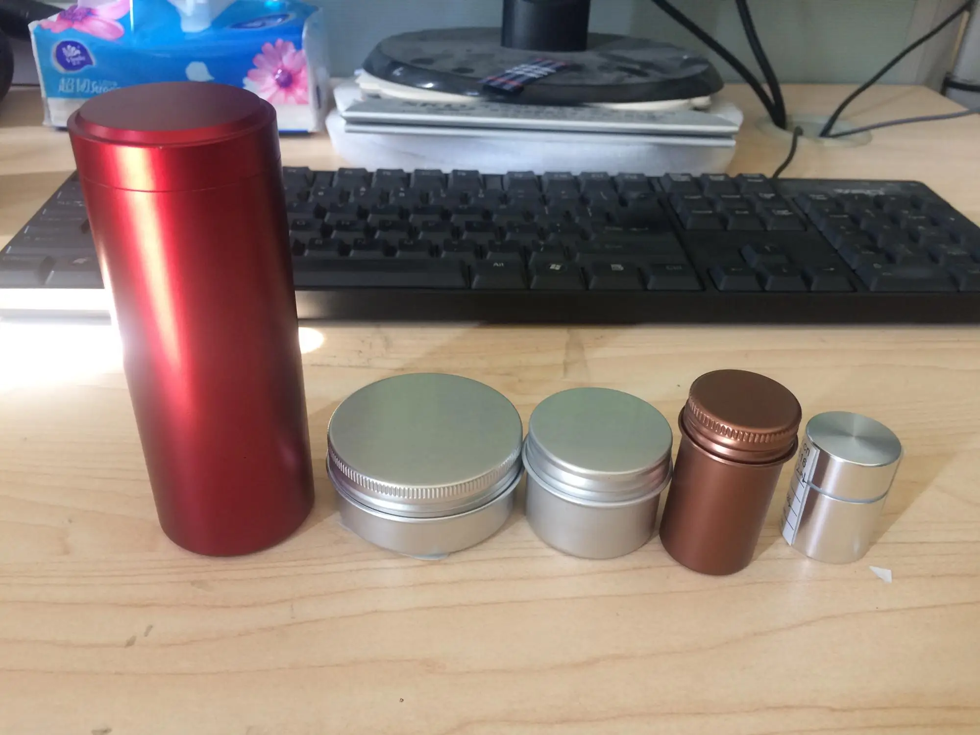 Stash Jar Airtight Smell Proof Waterproof Durable Multiuse Aluminum