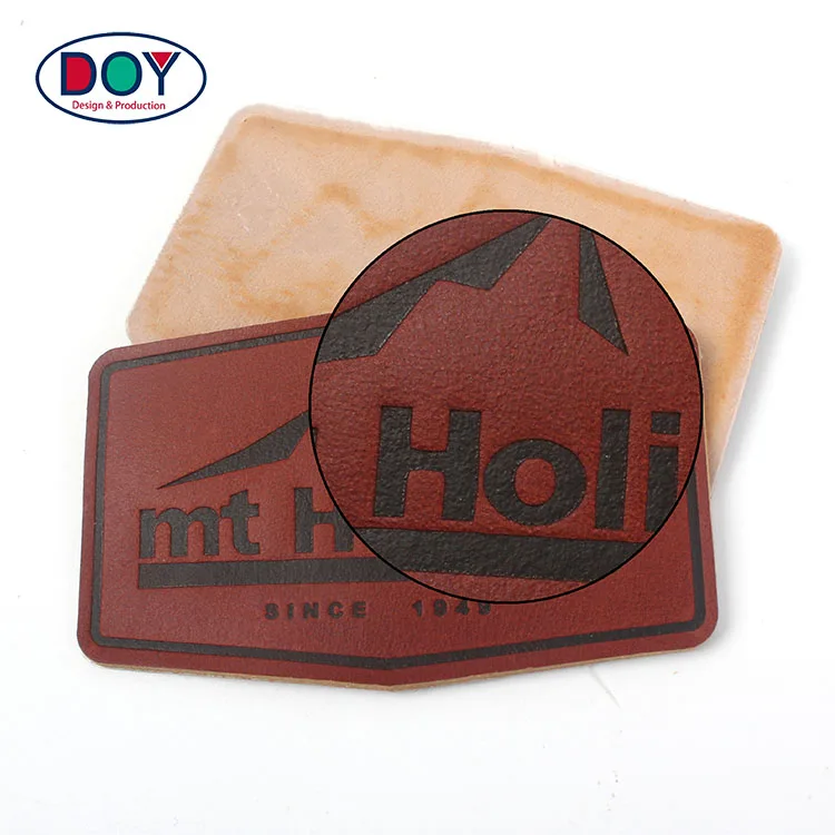 High Quality Custom Heat Press Brand Name Logo Genuine Leather Jacket