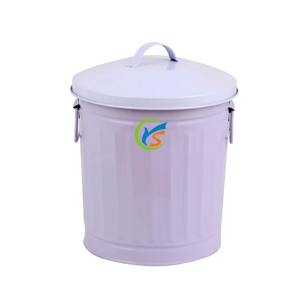 Galvanized Metal Kitchen Dustbin With Lid Buy Kitchen Dustbin,Metal