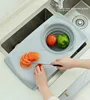Multifunction multi use leachate folded PP chopping board cutting board